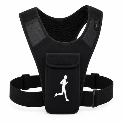 Colete de Corrida Leve com Bolsa para Telemóvel