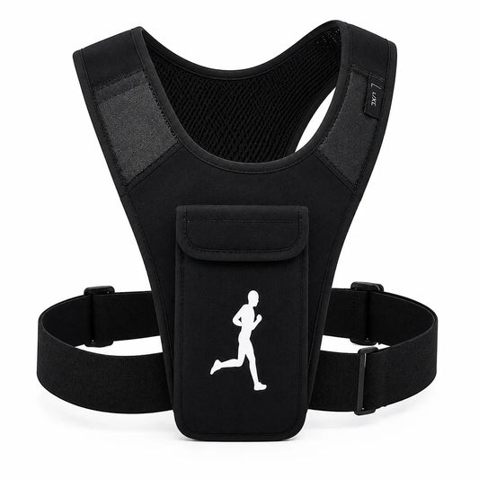 Colete de Corrida Leve com Bolsa para Telemóvel
