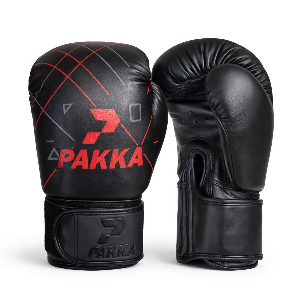 Luvas de Boxe Profissionais Pakka – Treino de Boxe / Kickboxing / MMA
