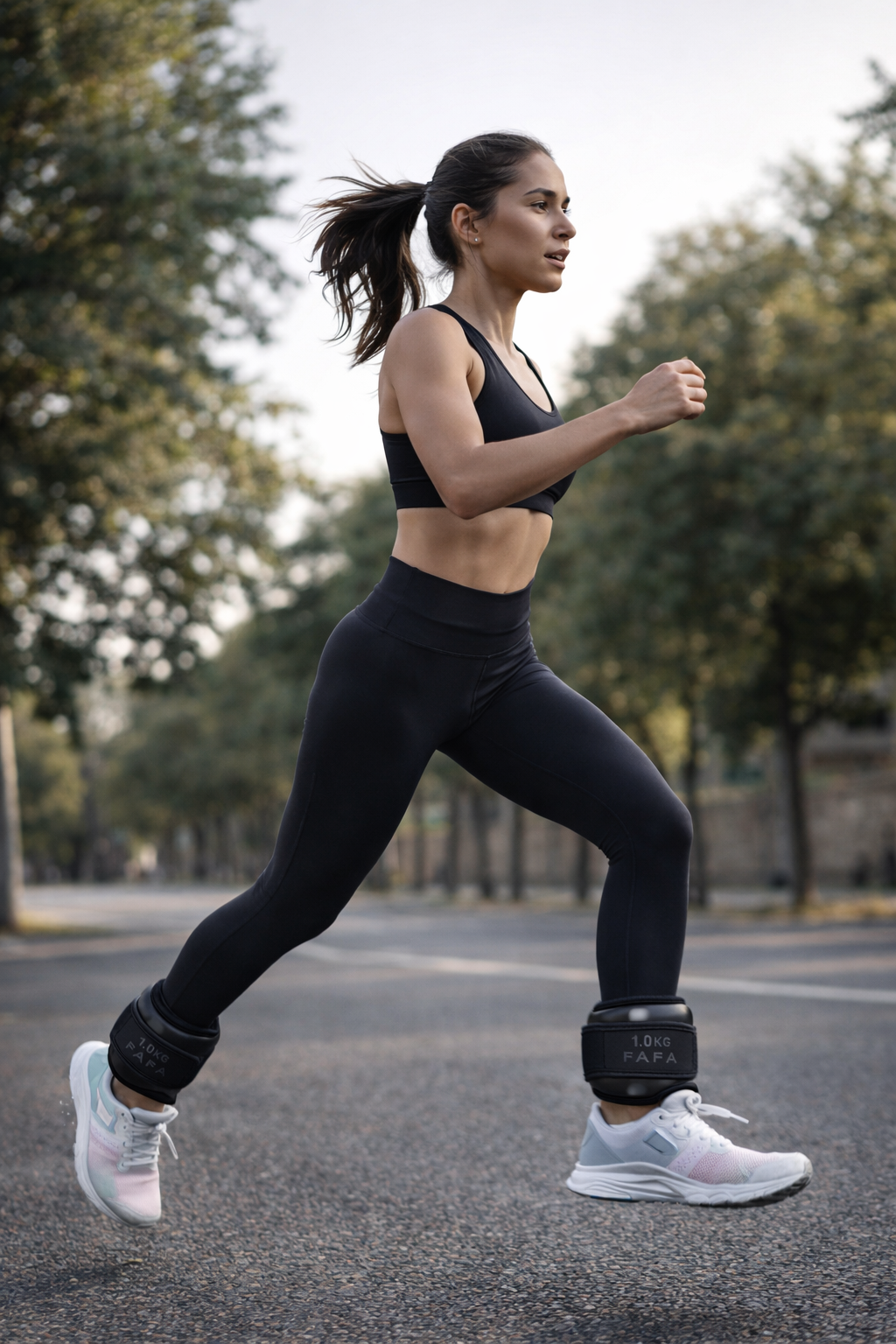 FAFA Ankle Weights – Pesos para os tornozelos para aumentar a força e queimar gordura (1 kg)