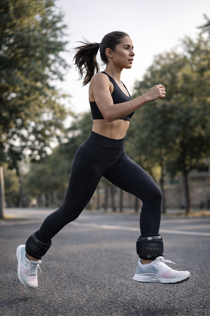 FAFA Ankle Weights – Pesos para os tornozelos para aumentar a força e queimar gordura (1 kg)