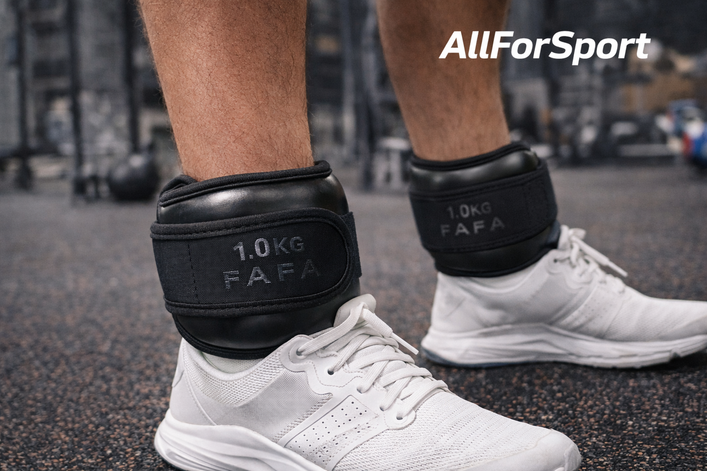 FAFA Ankle Weights – Pesos para os tornozelos para aumentar a força e queimar gordura (1 kg)