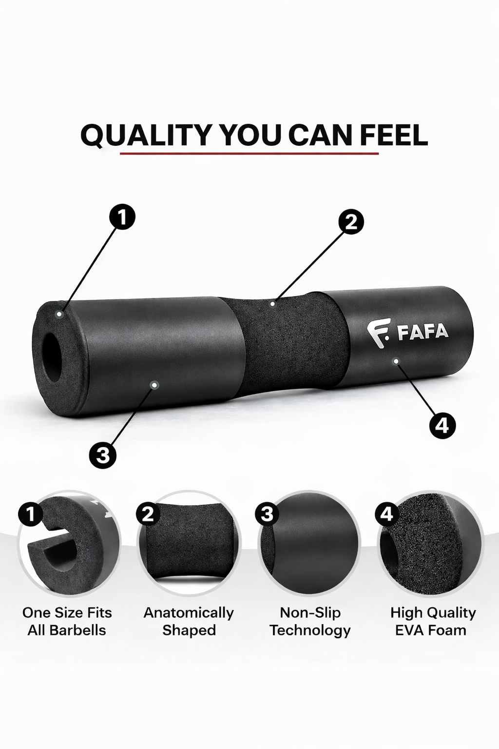 Barbell Pad – Almofada protetora para a barra de musculação