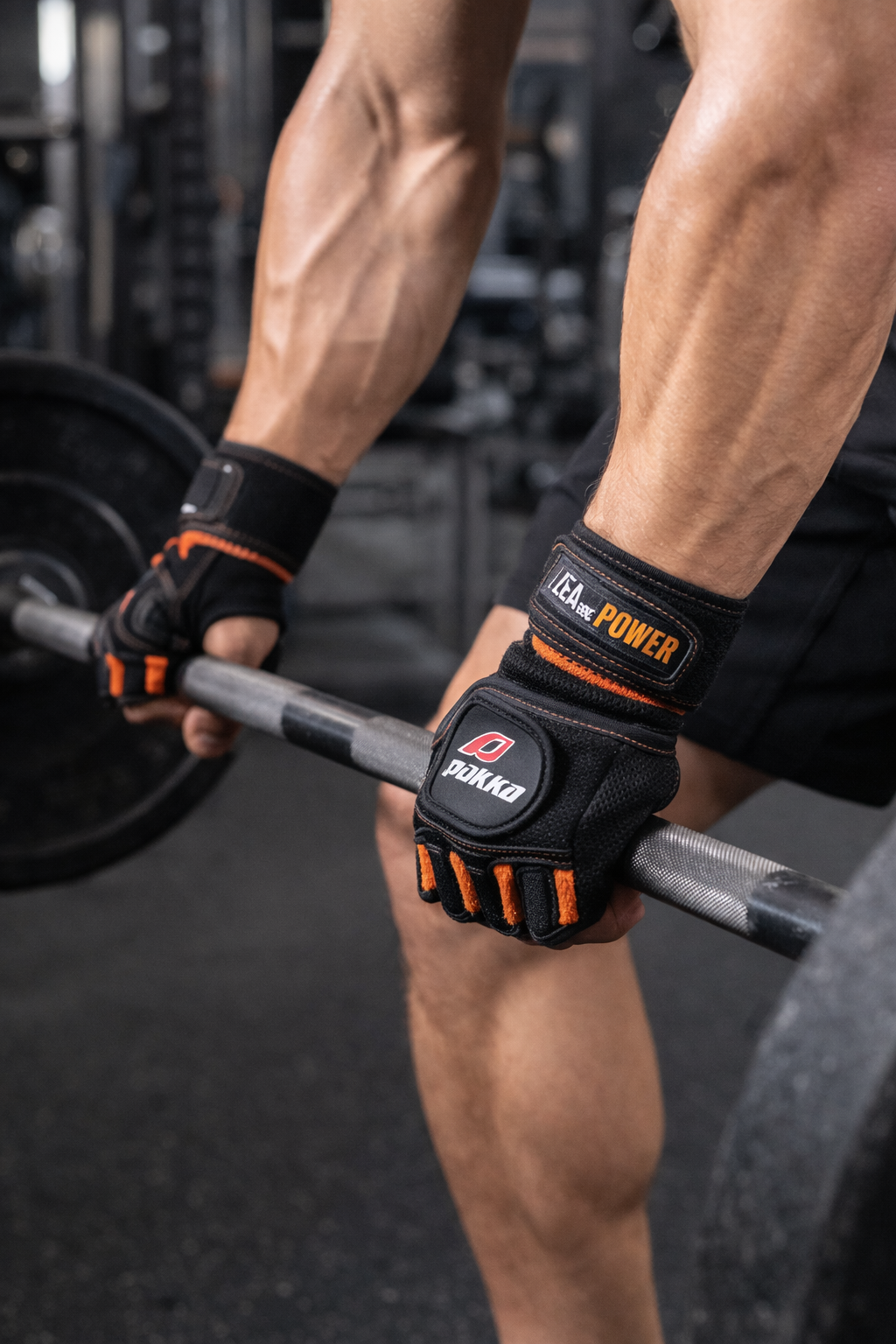 Luvas de musculação PRO – Aderência e suporte para os pulsos