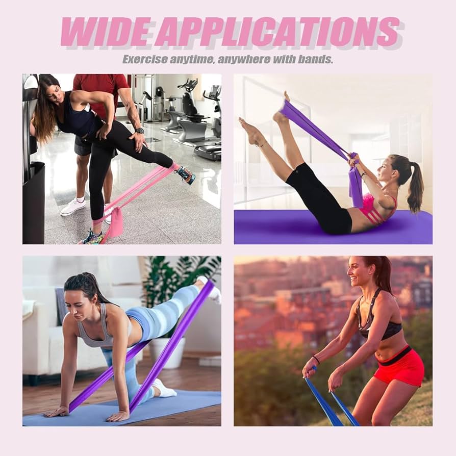Faixa de Resistência para Pilates FAFA Sport – Faixa elástica multifuncional para exercícios de Pilates