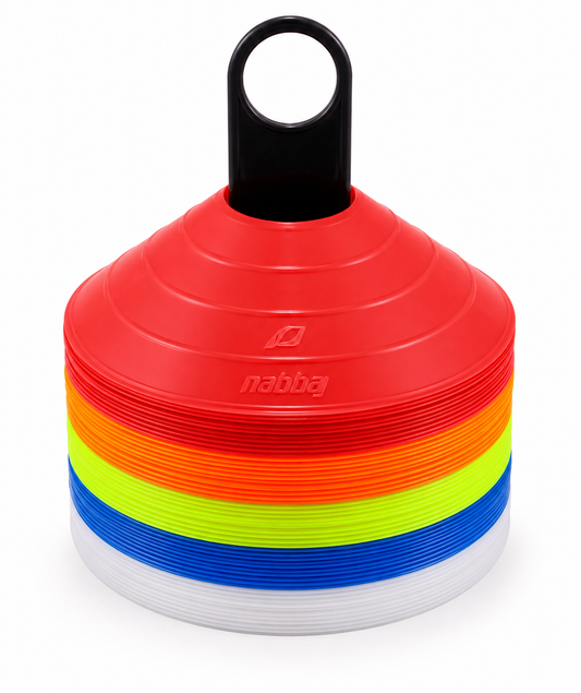Cones de Treinamento para Futebol e Fitness – Conjunto Multicolorido