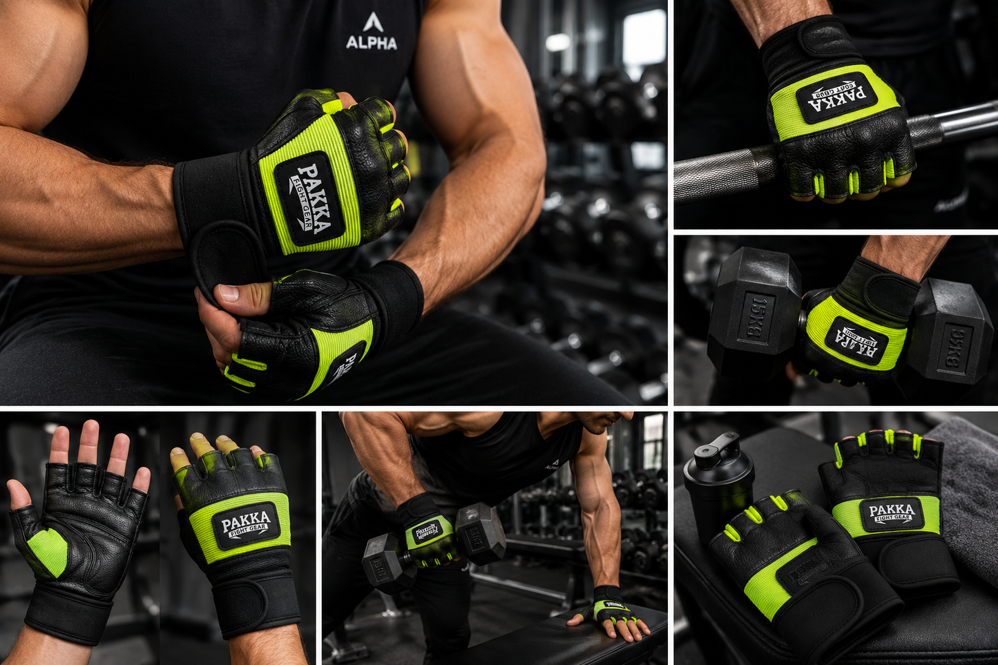 Gants de Musculation PAKKA Pro Grip