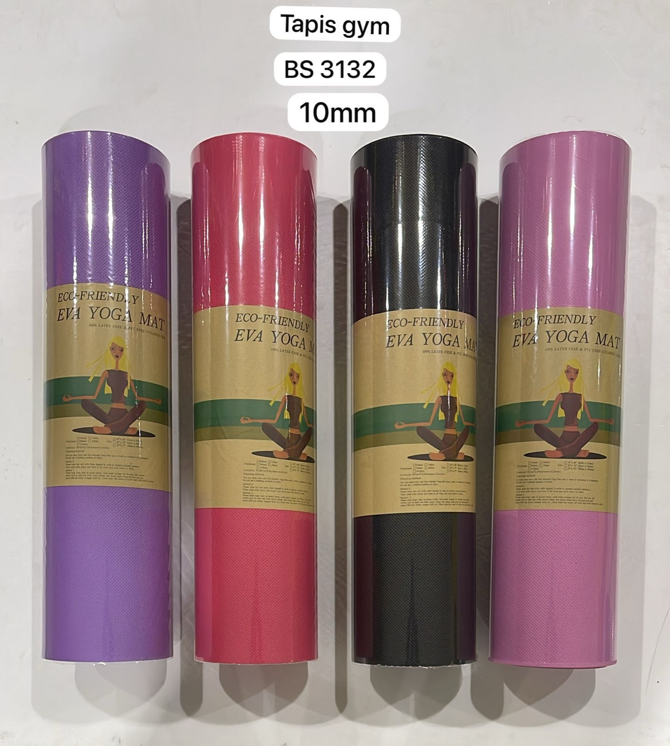 Tapis de Yoga EVA Premium 10mm